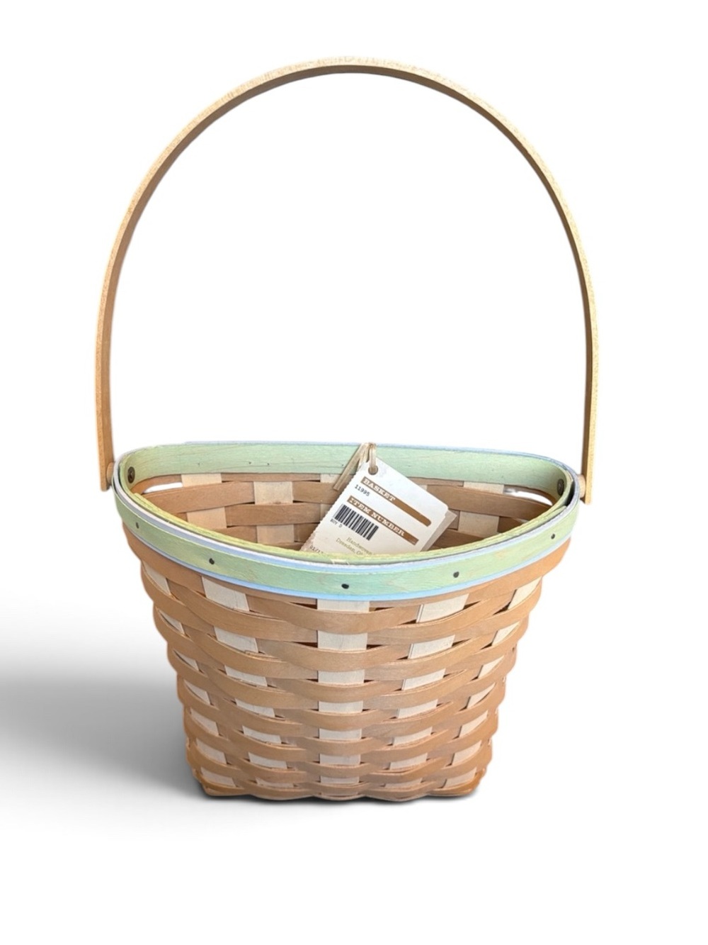 Longaberger White House Easter Egg Roll Basket Large Handle 2011 RARE